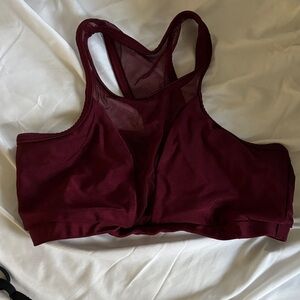 Elegant Maroon Sports Bra for Women